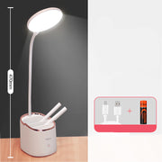 Rechargeable and plug-in bedside lamp