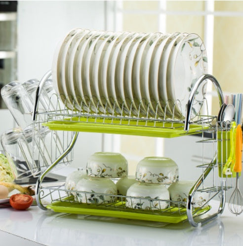 Dish rack storage rack kitchen shelf