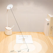 Rechargeable and plug-in bedside lamp