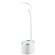 Rechargeable and plug-in bedside lamp