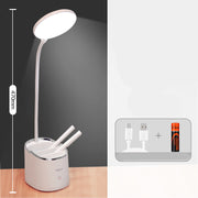 Rechargeable and plug-in bedside lamp