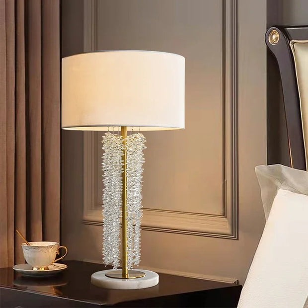 Lighting Bedroom Bedside Indoor Decorative Modern Crystal Led Table Lamp