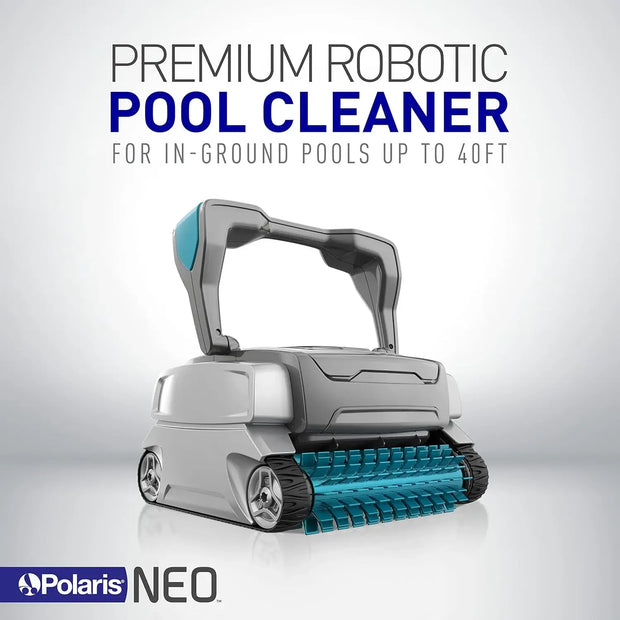 Robotic Pool Cleaner,  for InGround Pools up to 40ft, Wall Climbing