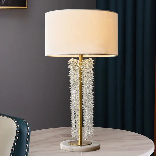 Lighting Bedroom Bedside Indoor Decorative Modern Crystal Led Table Lamp