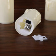 Candles Flameless Lights Set Of 3 Realistic LED Candles Battery