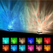 Ocean Wave Projector Glow Lamp Home Office Bar Restaurant Underwater Projector Night Light